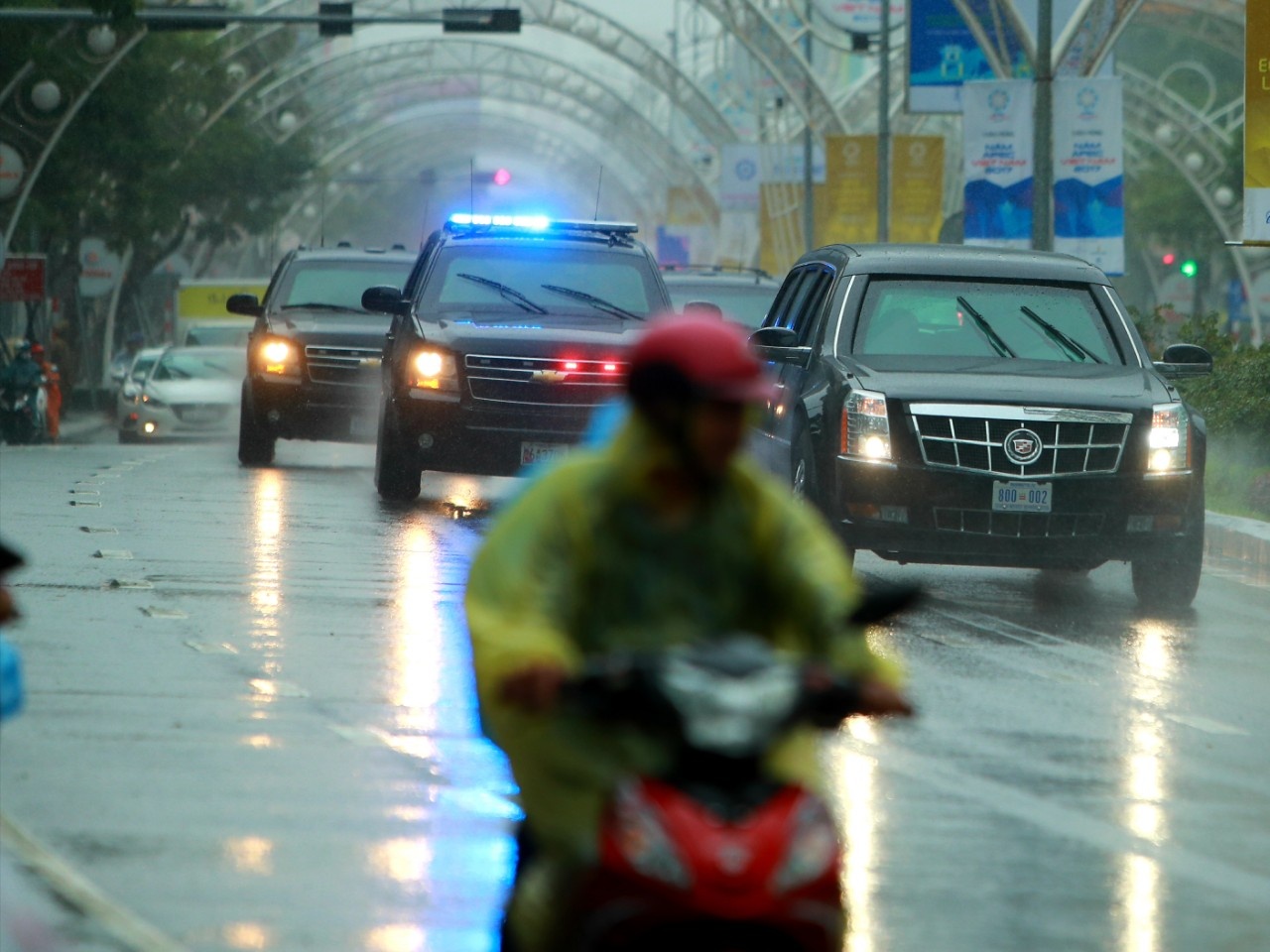 xe tong thong My o Da Nang,  tong thong My den Da N anh 18