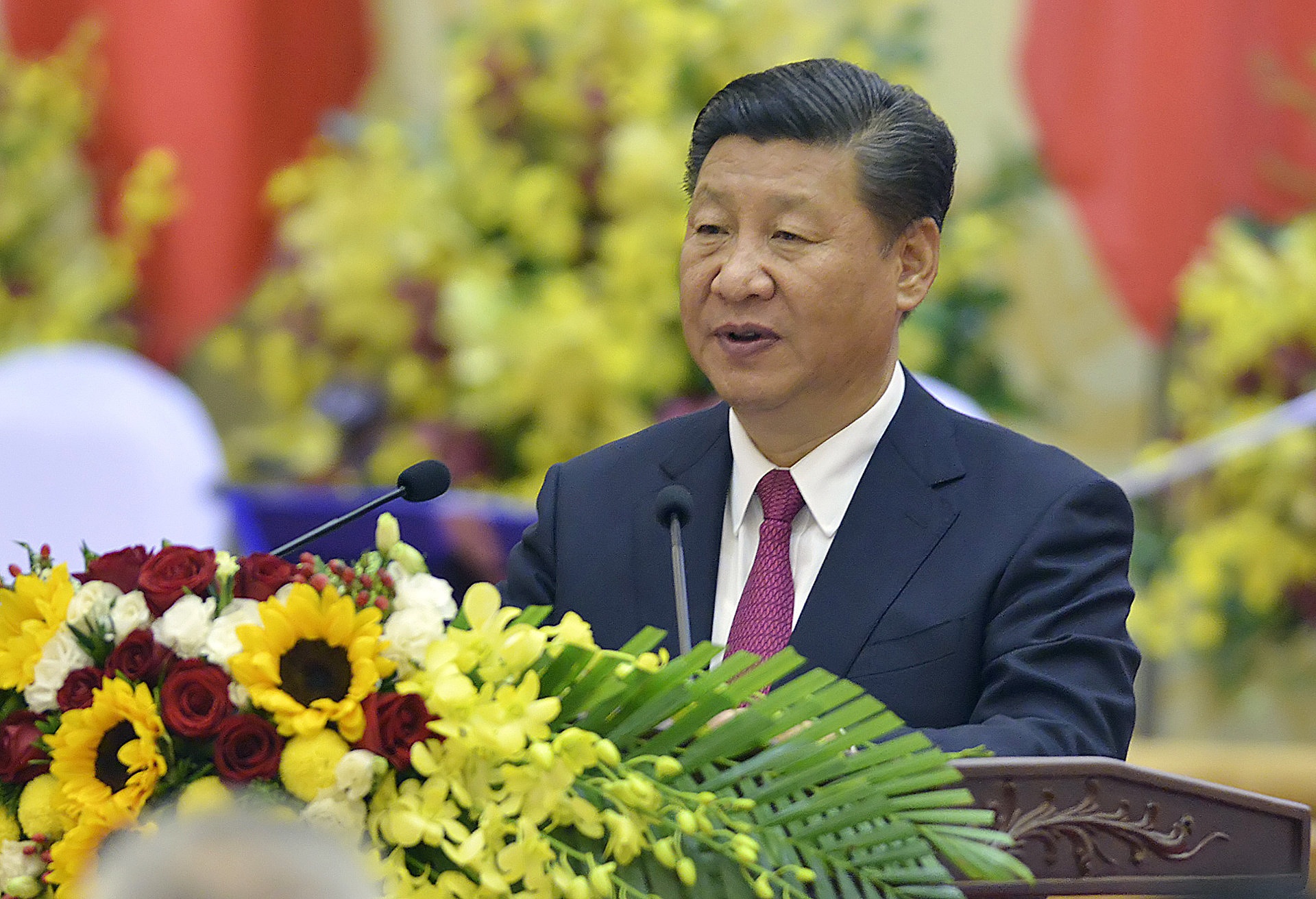 Chu tich Tap Can Binh vieng lang Chu tich Ho Chi Minh hinh anh