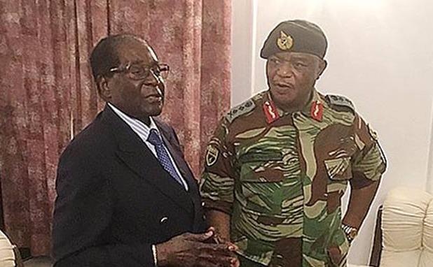 Mugabe bi tuong quan doi bua vay trong nhung ngay quan thuc hinh anh