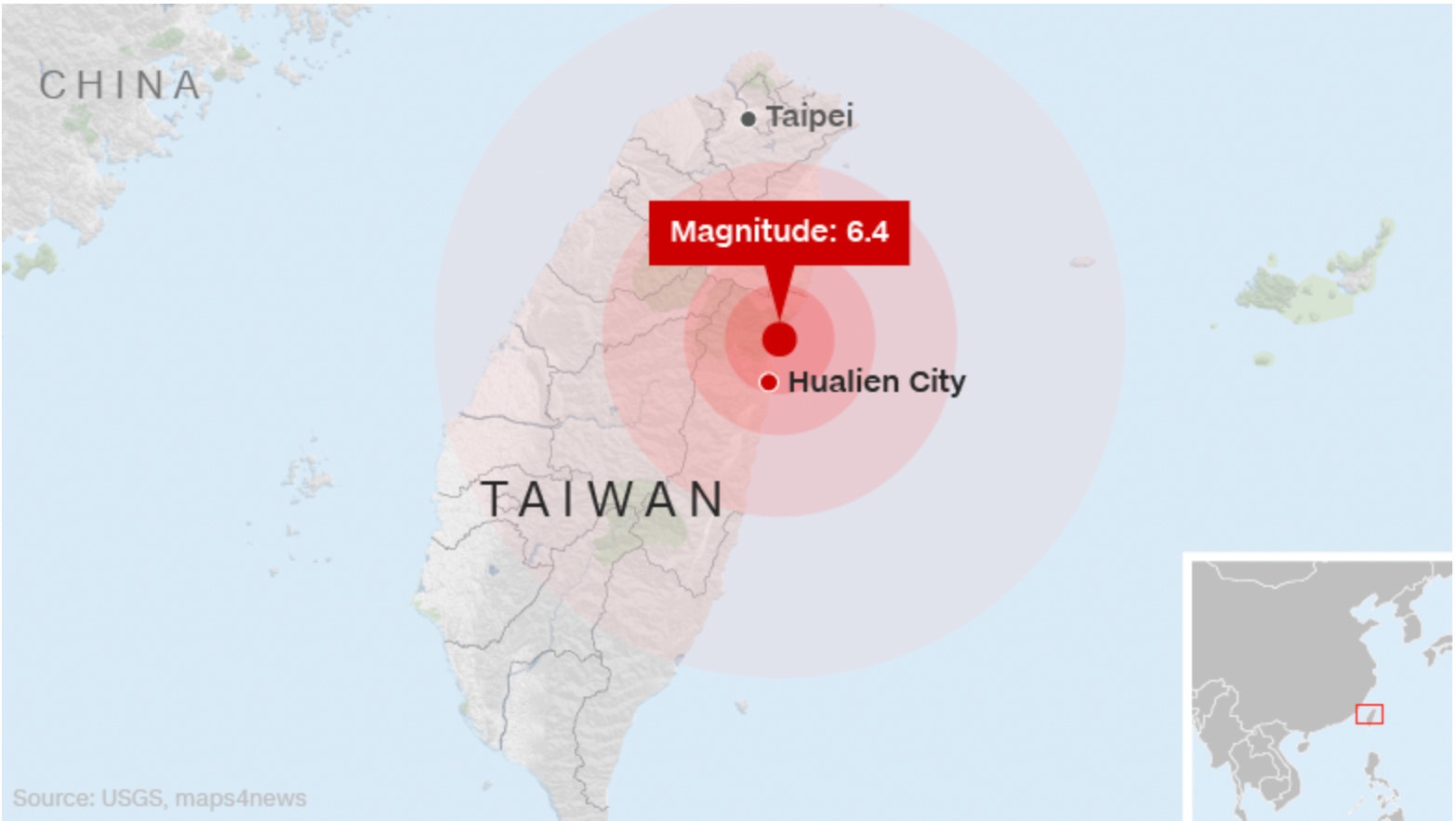 dong dat o Dai Loan anh 2