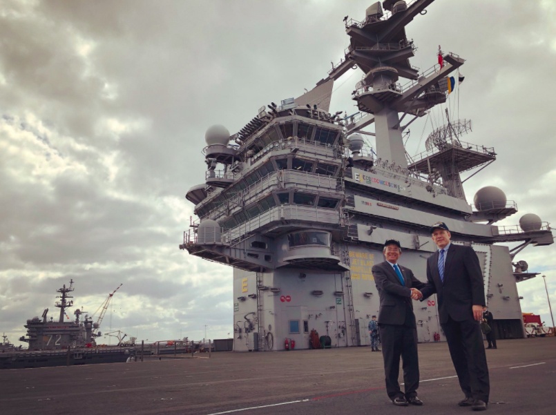 tàu sân bay Mỹ đến Việt Nam ảnh 1 tau san bay My den Viet Nam anh 1