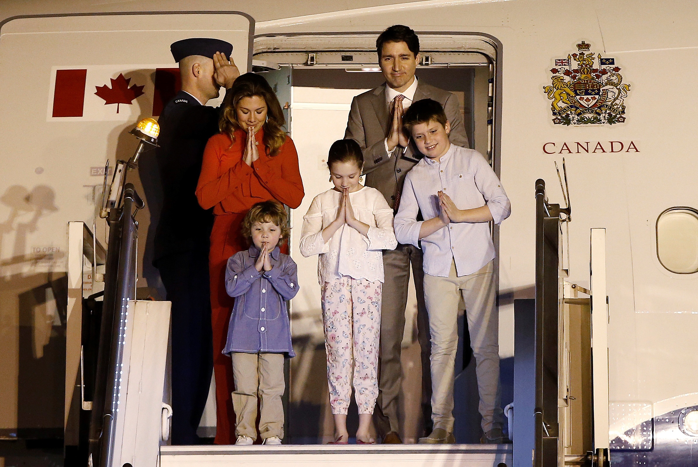 Trudeau bi lo o An Do anh 1