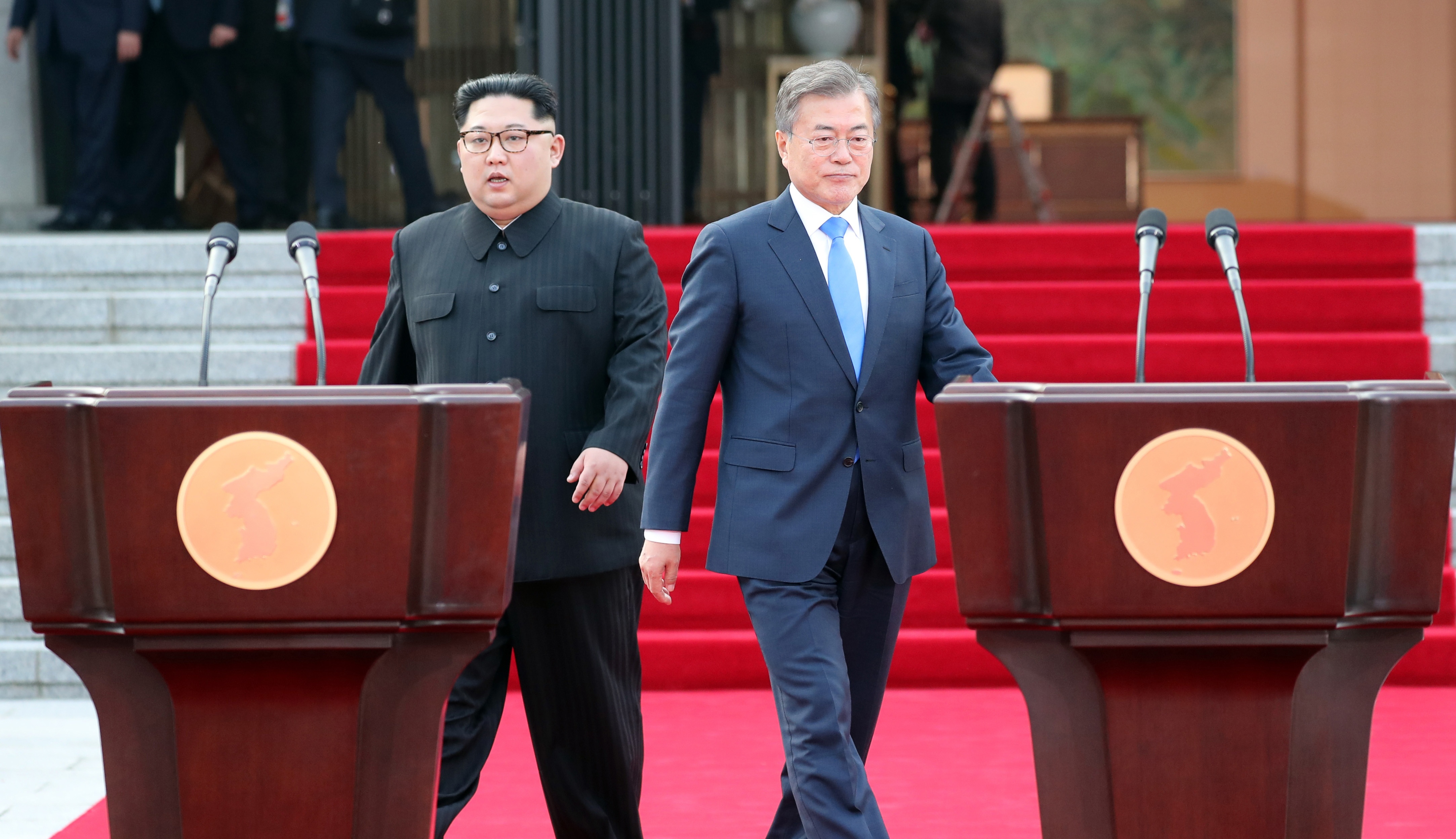 Kim Jong Un gặp tổng thống Hàn Quốc ảnh 4 Kim Jong Un gap tong thong Han Quoc anh 4