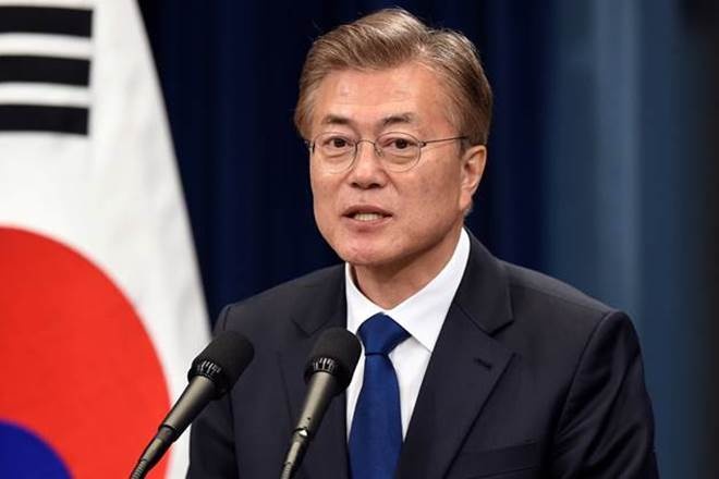 Moon Jae In gap Kim Jong Un anh 3