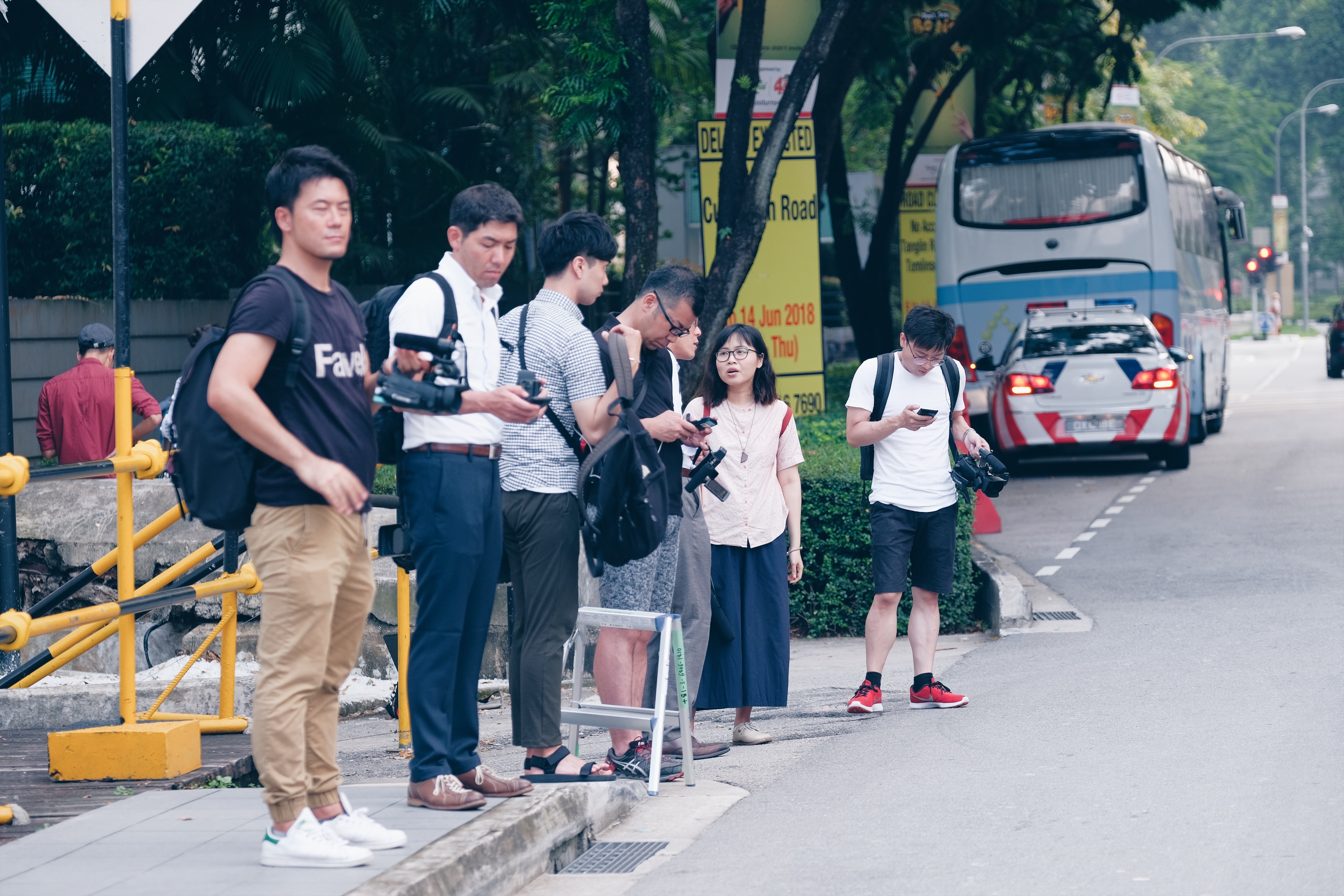 Kim Jong Un den Singapore anh 2