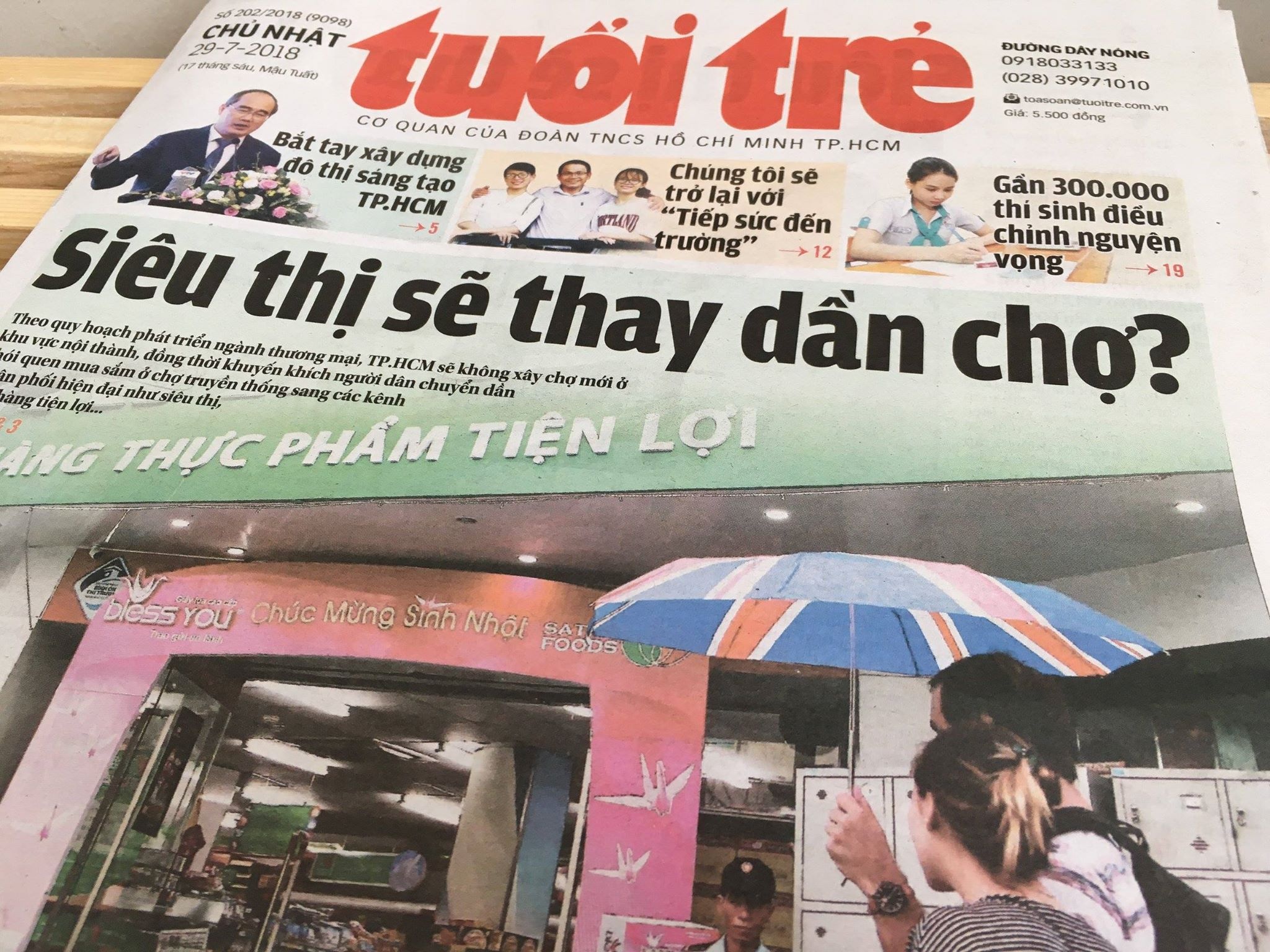 Diem bao 29/7: Sieu thi se thay dan cho? hinh anh