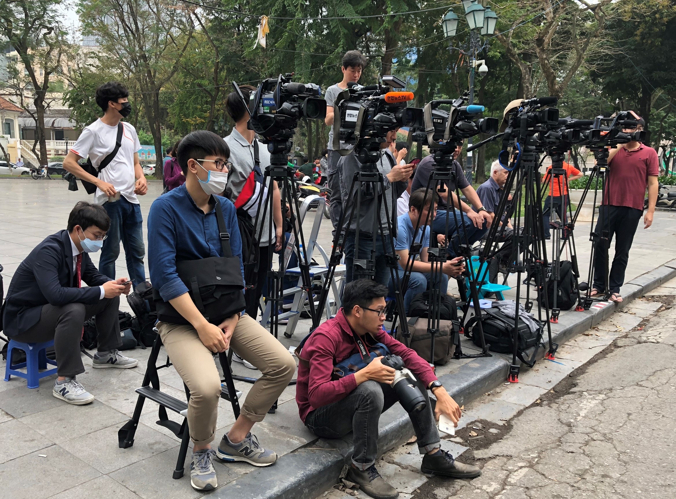 Nhung ngay dai san hoi nghi My - Trieu cua phong vien quoc te hinh anh