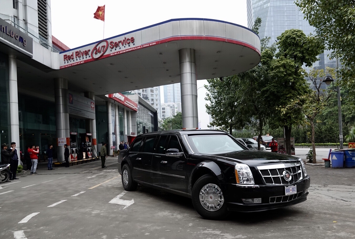 xe Trump den Ha Noi anh 4