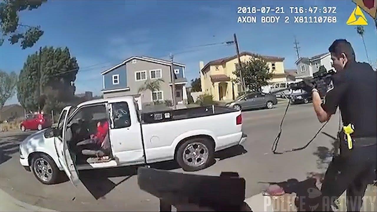 Canh sat ban 76 phat dan vao nghi pham anh 1