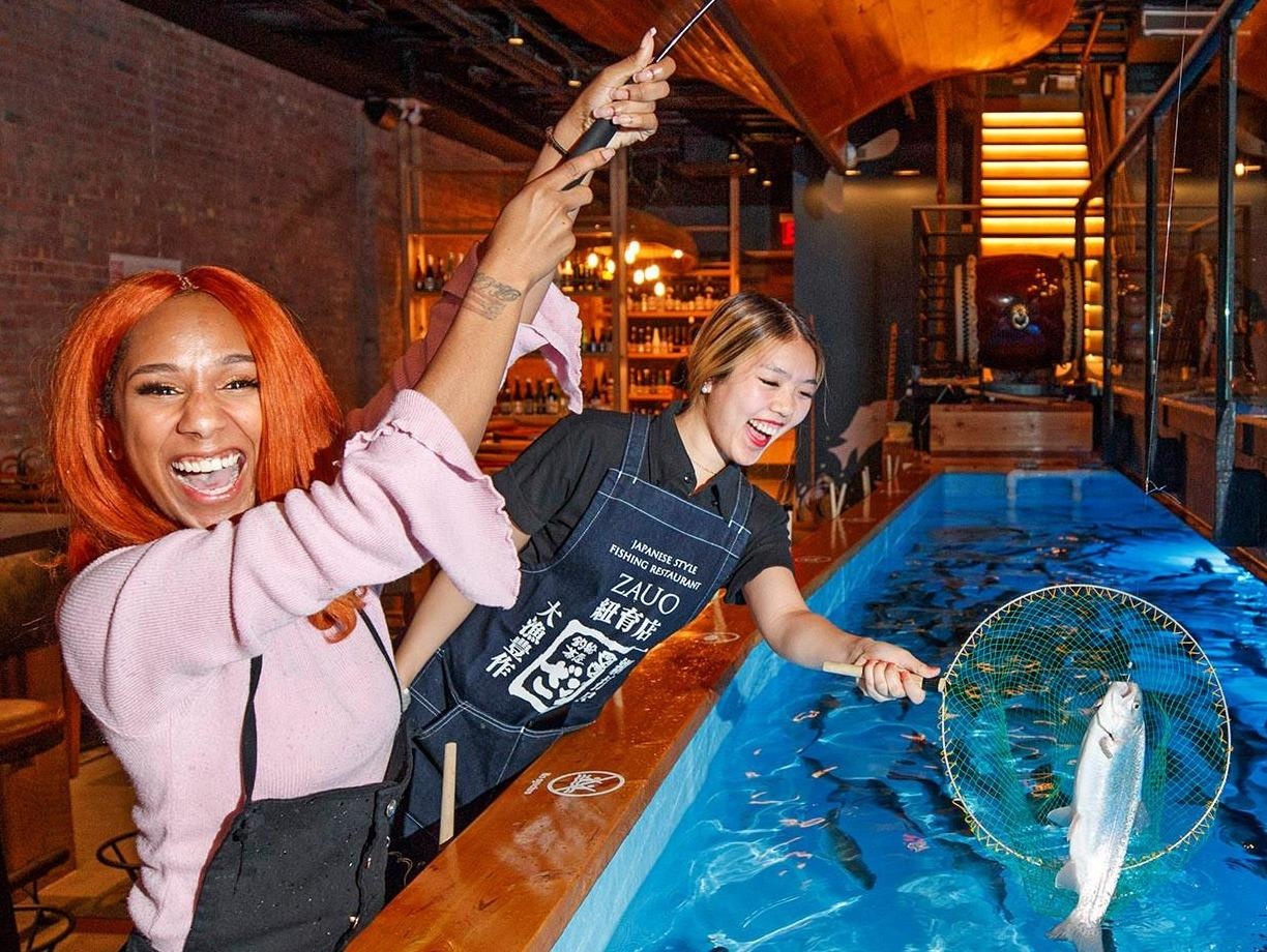 Nha hang 'cau duoc con gi an con nay' hut khach o Nhat Ban hinh anh