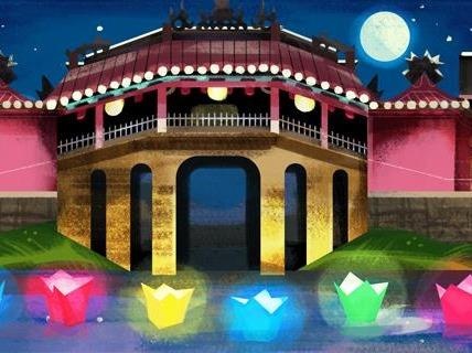 Hoi An lan dau xuat hien tren trang chu Google hinh anh