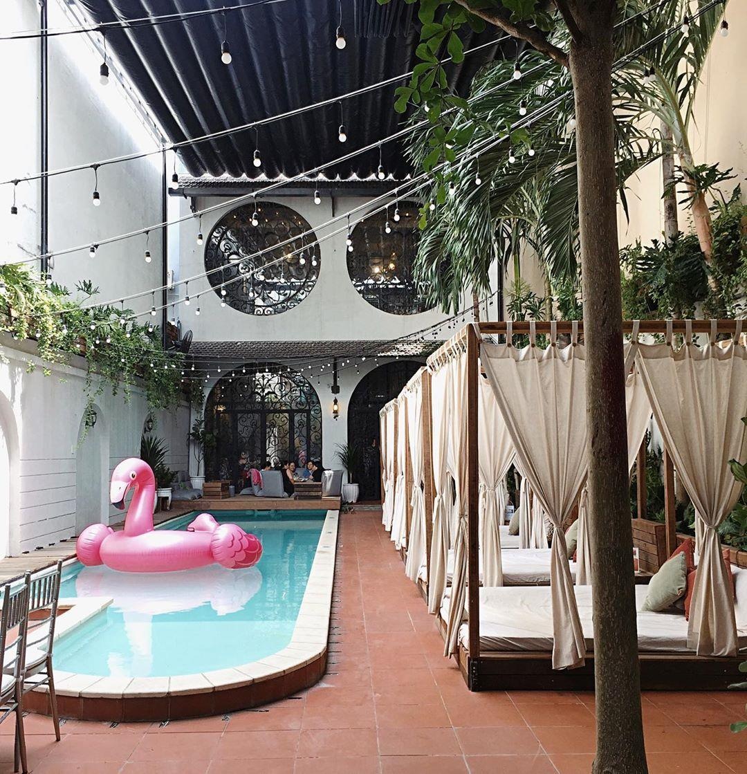 Quan ca phe co ho boi,  giuong sang chanh o TP.HCM anh 1