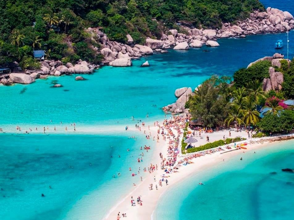 Con duong noi lien 3 hon dao hut khach o Thai Lan hinh anh