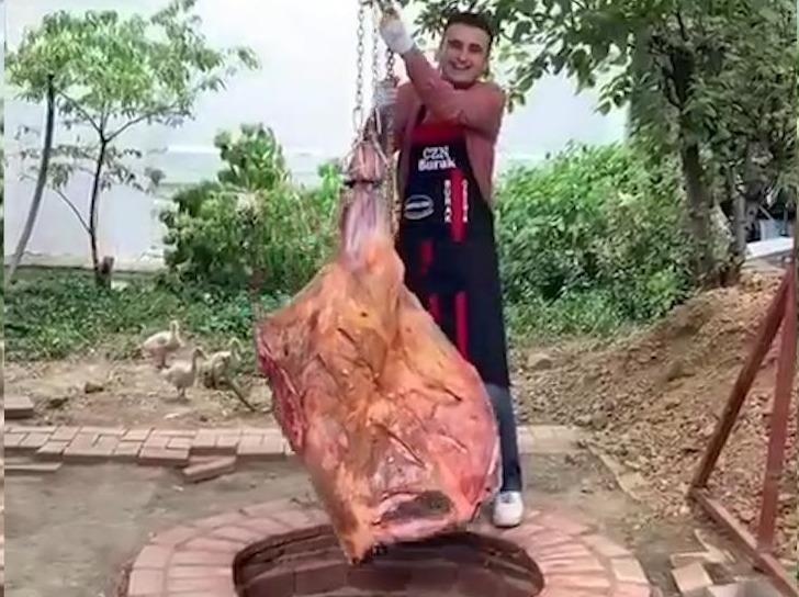 Dao ho 'chon' tang thit bo khong lo, co ngay mon ngon kho cuong hinh anh