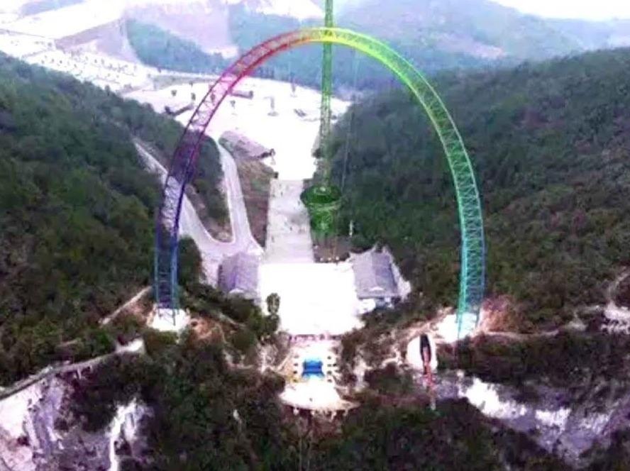 Xich du lon nhat the gioi tai Trung Quoc hinh anh