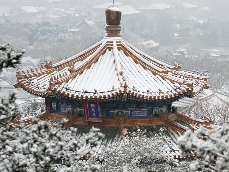 Bac Kinh hoa xu so tuyet trang xoa trong mua dong hinh anh