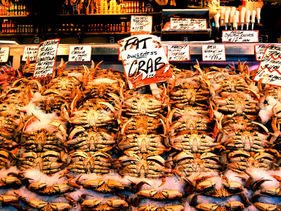 Thien duong am thuc tai khu cho hai san noi tieng nuoc My hinh anh