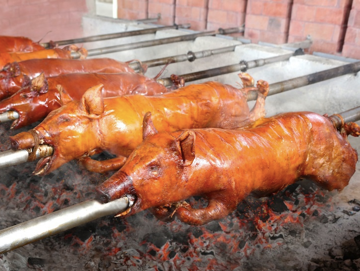 Bi quyet lam heo sua quay nguyen con kieu Philippines hinh anh