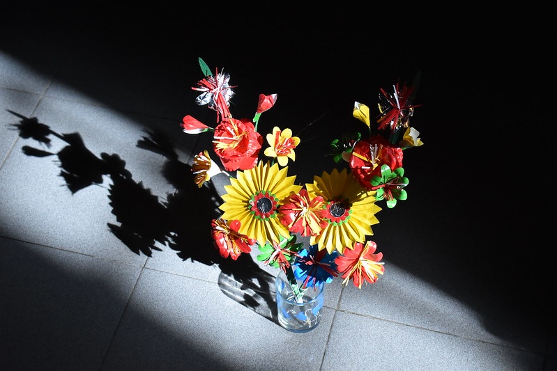 Net dep tam linh o lang lam hoa giay xu Hue hinh anh