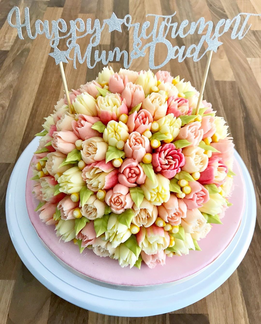 bánh kem hoa hồng ảnh 9 banh kem hoa hong anh 9