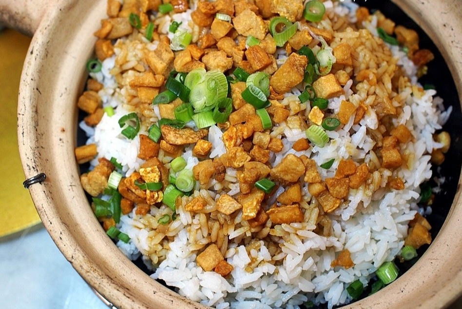 Cach lam top mo gion rum an kem com chay hinh anh