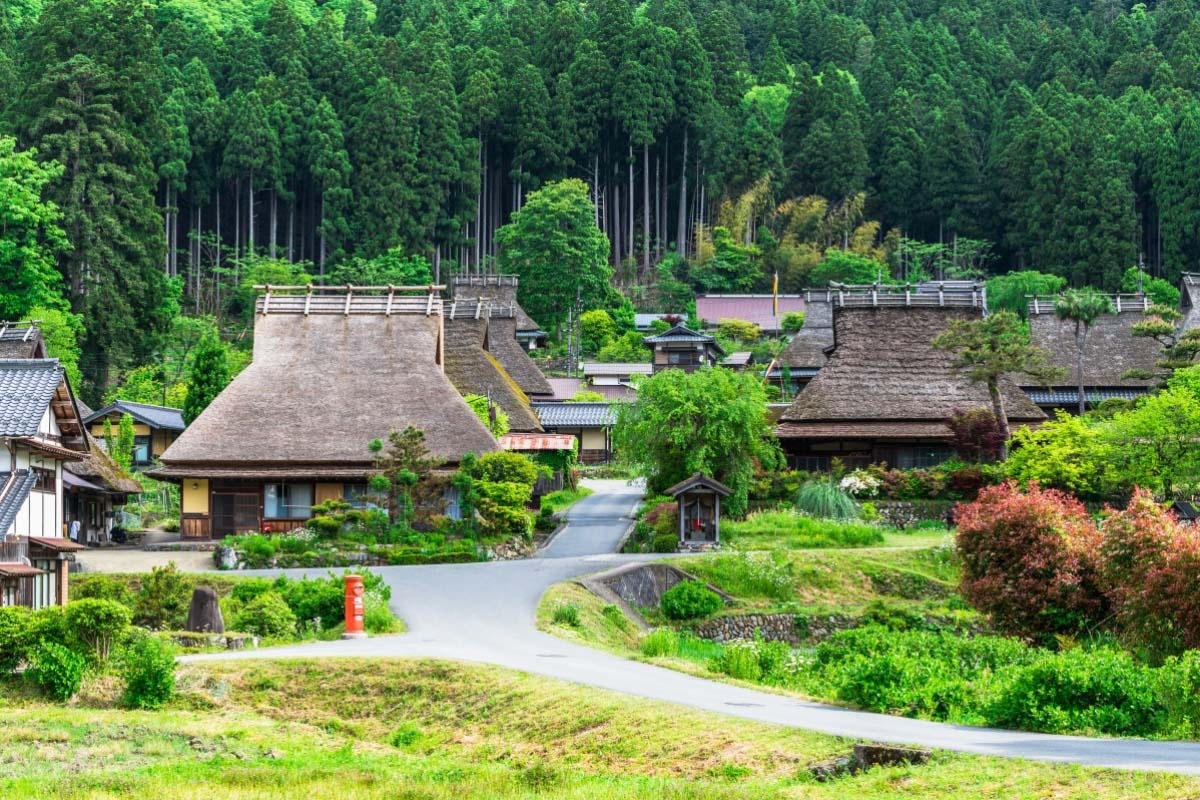 Ngoi lang mai tranh hang tram nam tuoi o Nhat Ban hinh anh