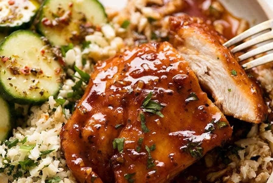 12 phut vao bep lam uc ga sot toi mat ong hinh anh