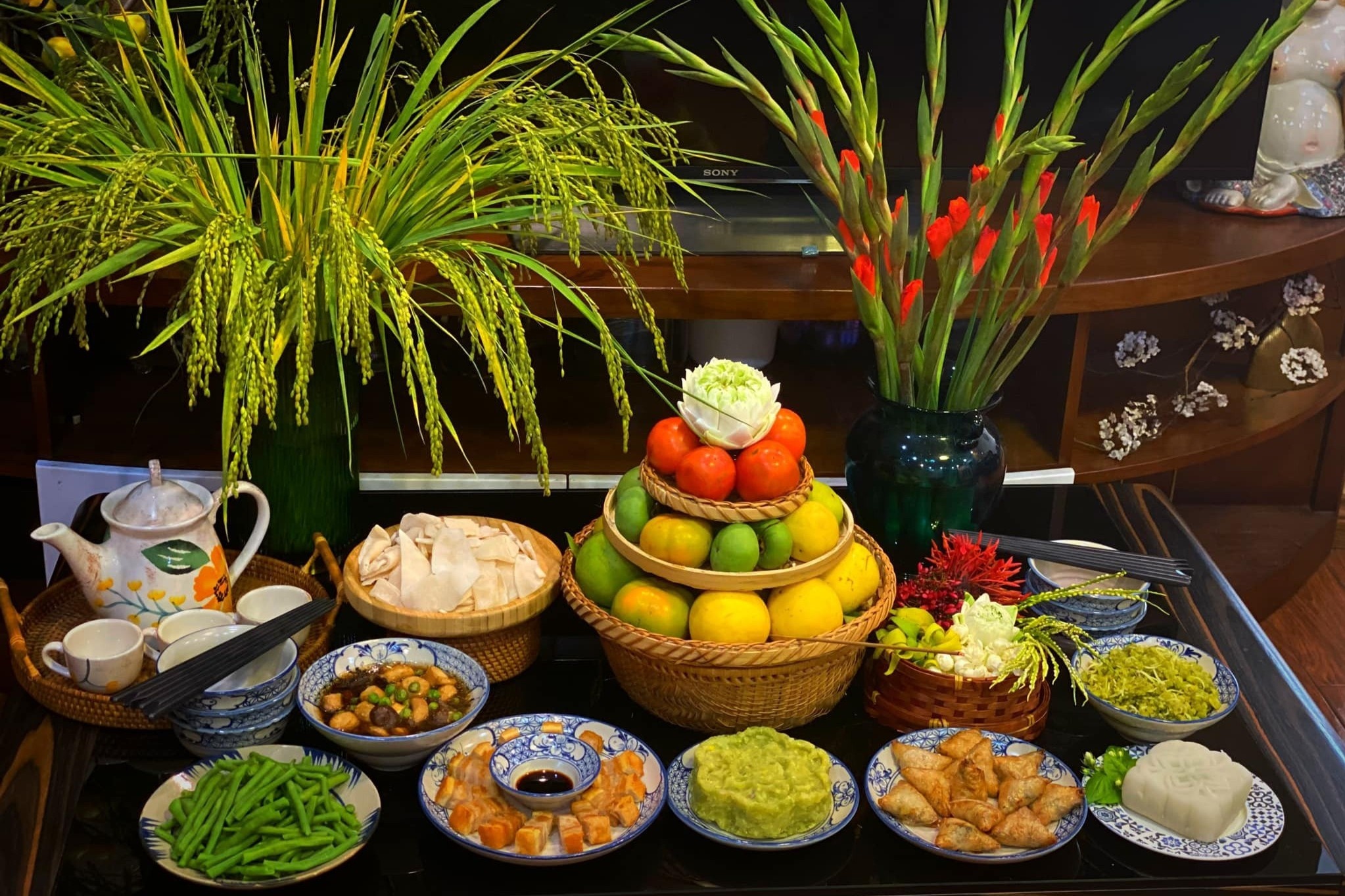 5 mam com chay cung gia tien mua Vu Lan hinh anh