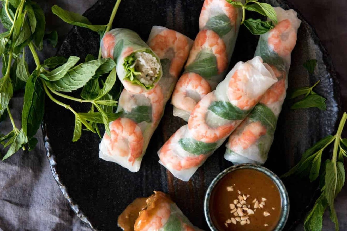 Cong thuc lam goi cuon don gian hinh anh