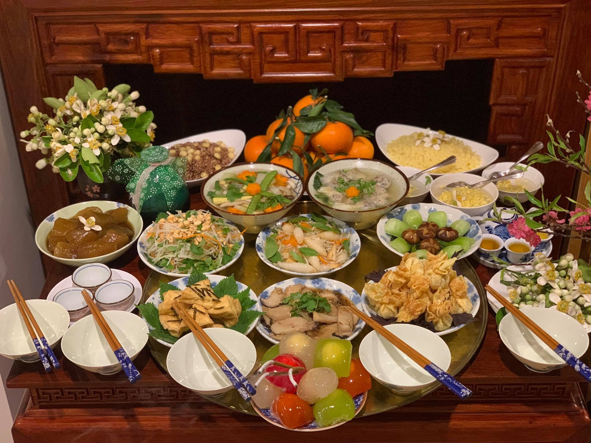 dân mạng Việt chia sẻ mâm cúng rằm ảnh 7 dan mang Viet chia se mam cung ram anh 7