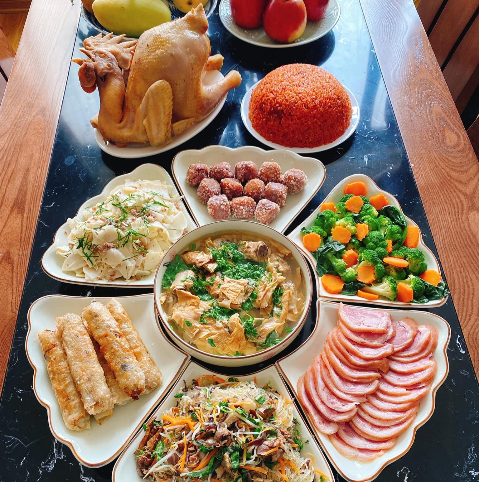 dân mạng Việt chia sẻ mâm cúng rằm ảnh 6 dan mang Viet chia se mam cung ram anh 6