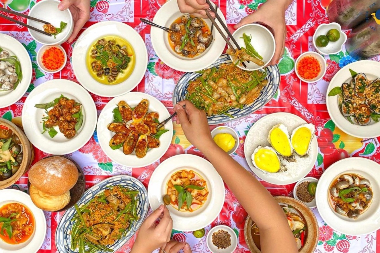 Dia chi an oc ngon tai quan 1 hinh anh