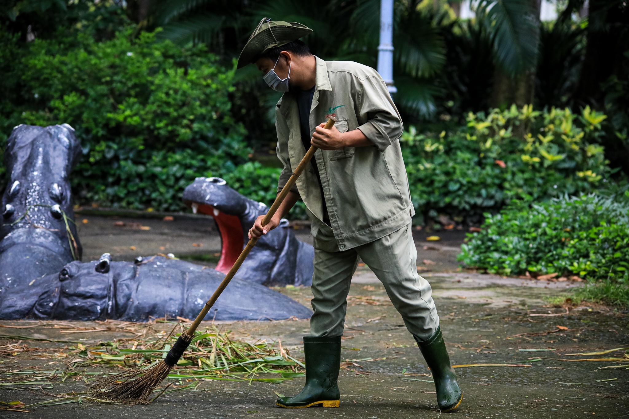Thao Cam vien mo cua don khach anh 1