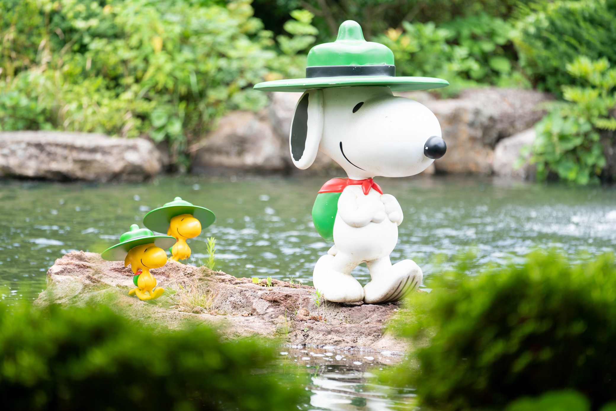 The gioi truyen tranh o Snoopy Garden Jeju hinh anh
