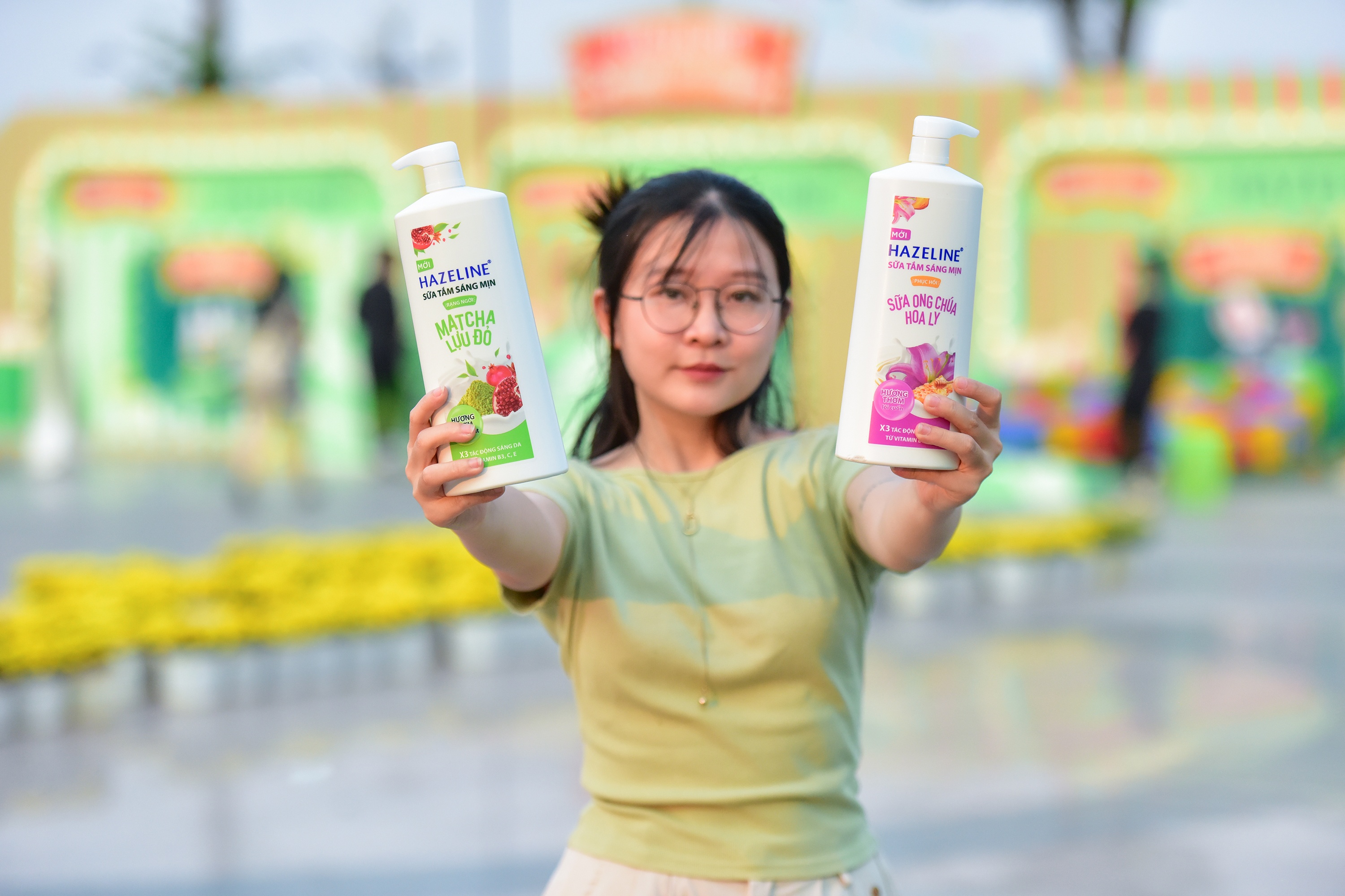 Hazeline,  day chuyen vang,  Tet sang nhu y anh 6