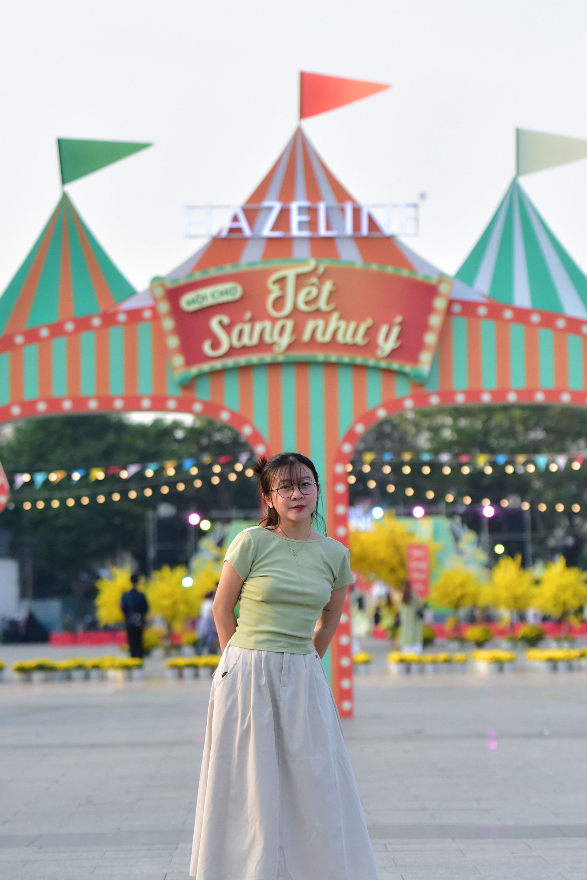 Hazeline,  day chuyen vang,  Tet sang nhu y anh 3