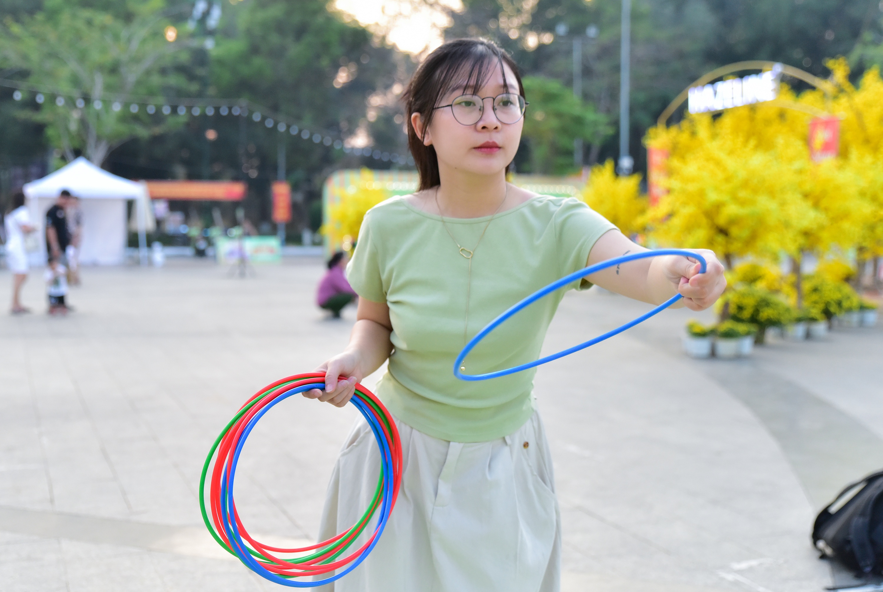 Hazeline,  day chuyen vang,  Tet sang nhu y anh 8