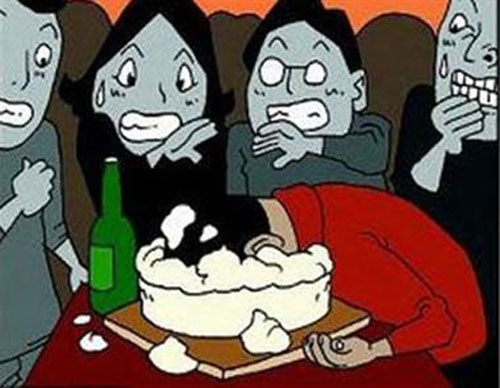 Tranh vui: Sinh nhat dang nho hinh anh