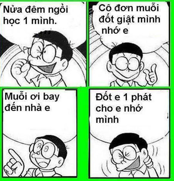 Doraemon che: Co don muoi dot, giat minh nho em hinh anh