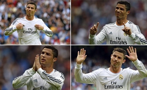 Ronaldo chap tay xin loi fan Real Madrid hinh anh