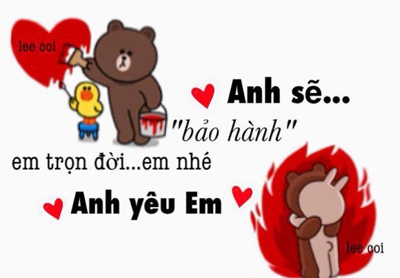 Anh che gau Brown va tho Cony hinh anh
