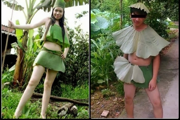 Anh vui chau A: Thoi trang nguyen thuy hinh anh