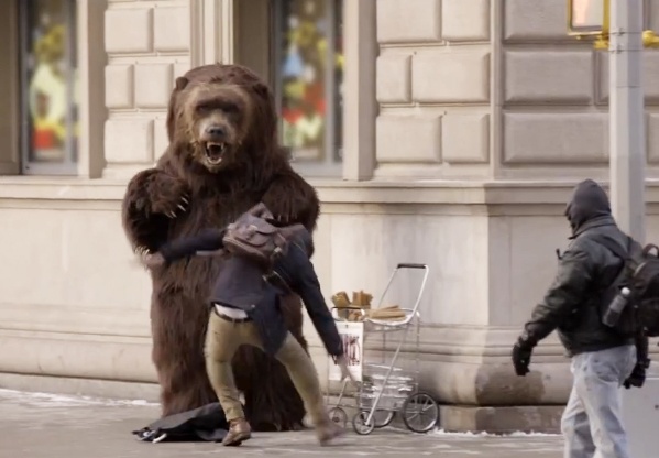 Gau du dai nao duong pho New York hinh anh