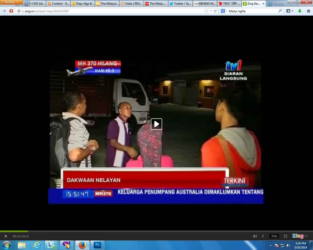 Ngu dan Malaysia ke ve viec 'nhin thay may bay mat tich' hinh anh