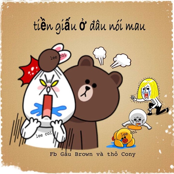 Sieu che: Gau Brown va tho Cony hinh anh