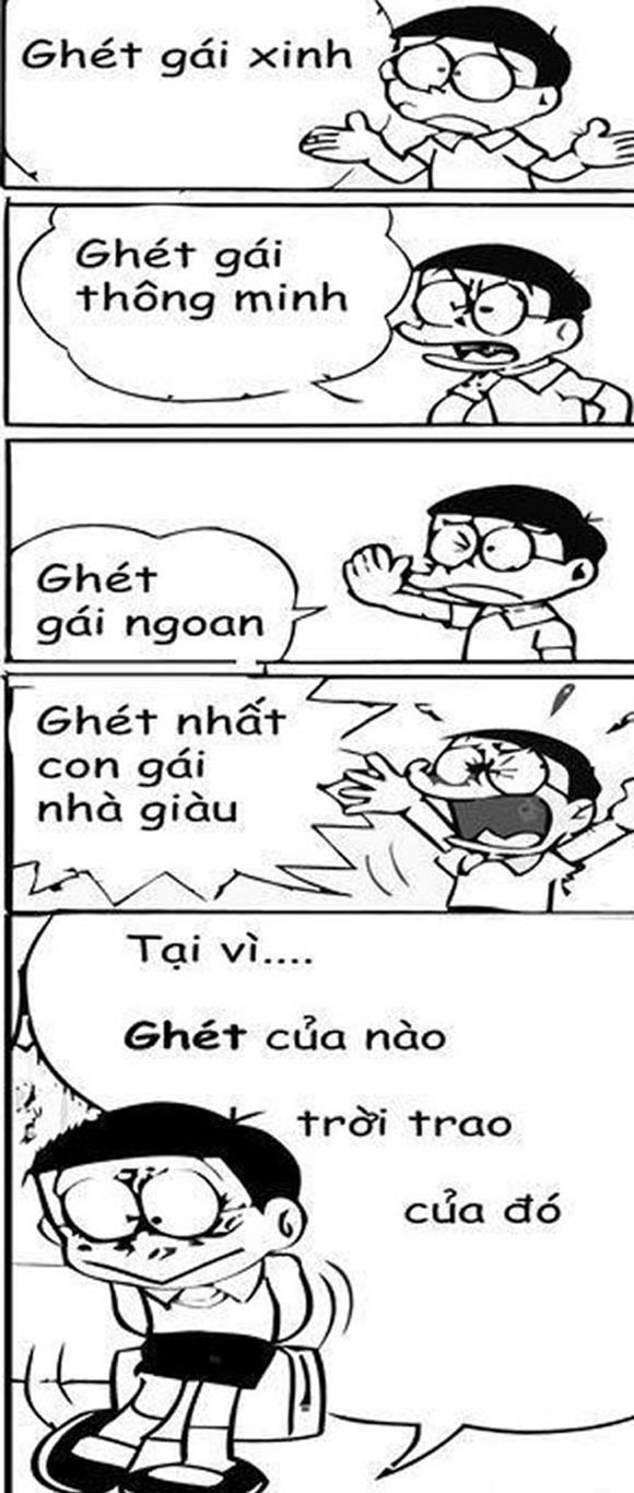 Doremon che: Mat nua hon hinh anh