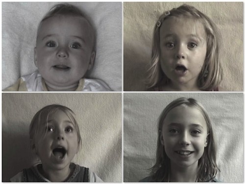 Be gai 14 tuoi lon len trong 4 phut hinh anh