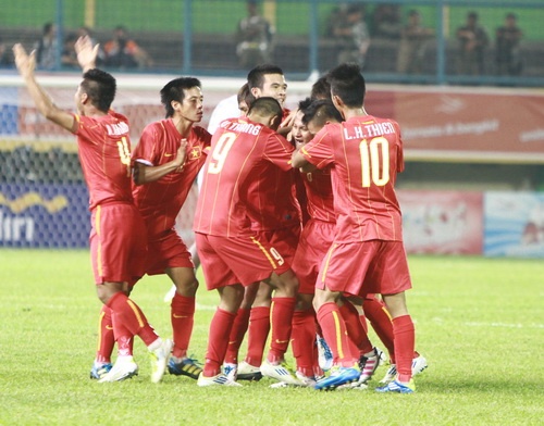 U23 Viet Nam nguoc dong ha Myanmar hinh anh