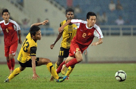 U23 VN nam cung bang Malaysia va Singapore tai SEA Games hinh anh