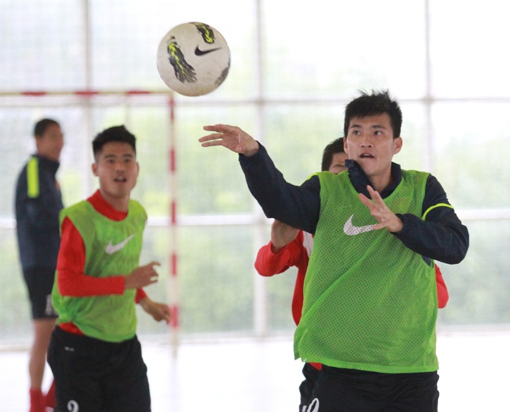 DT Viet Nam hao hung thi dau bong nem hinh anh